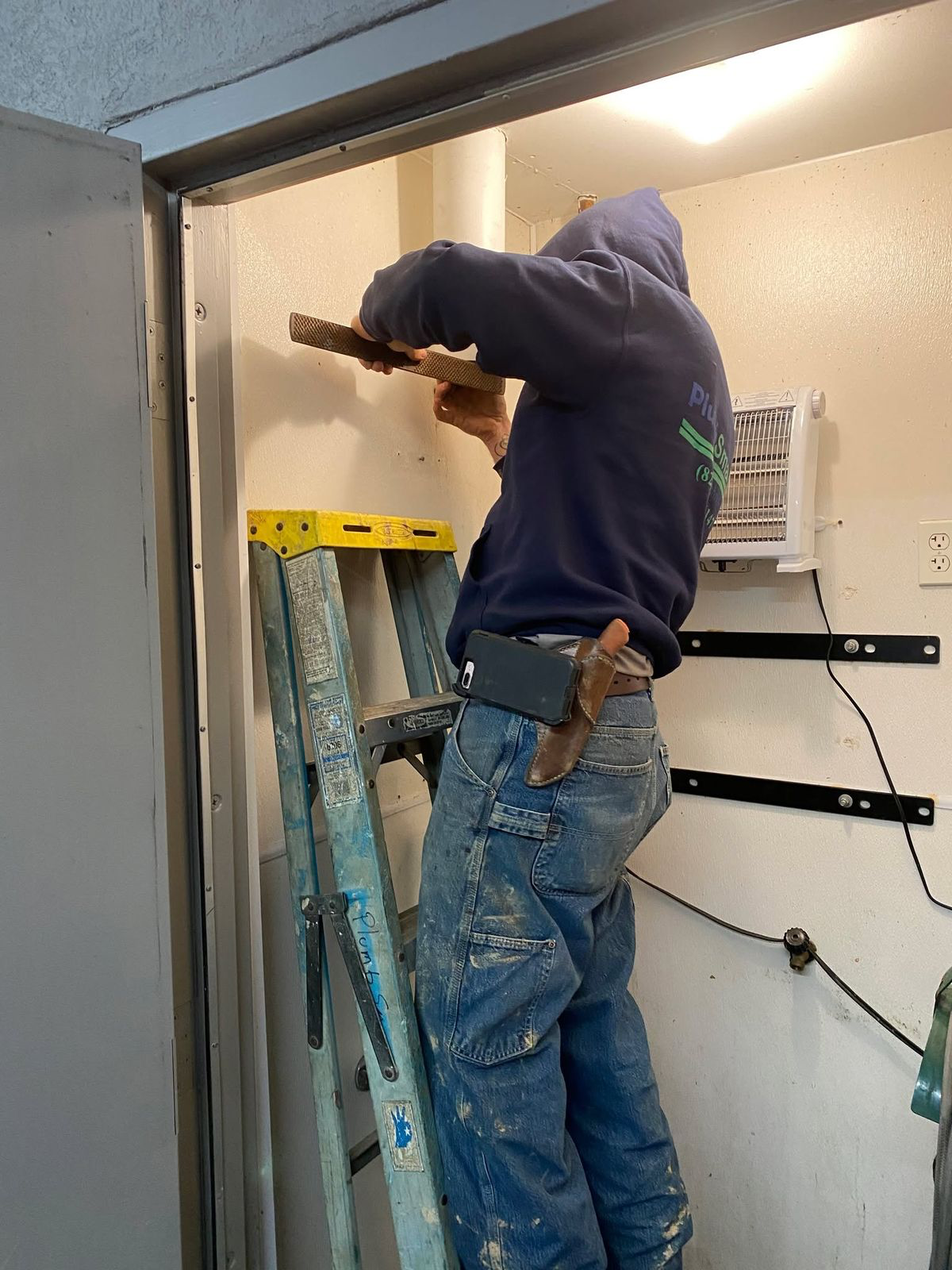 Technician on site